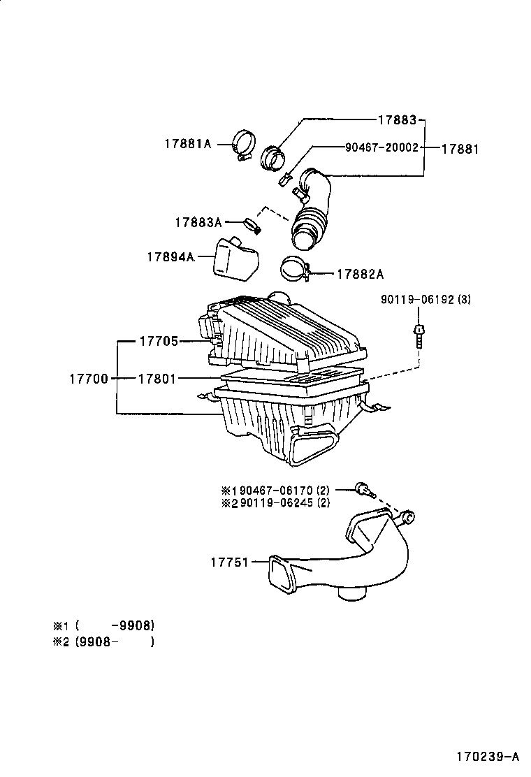 17700-64350 CLEANER ASSY, AIR product image