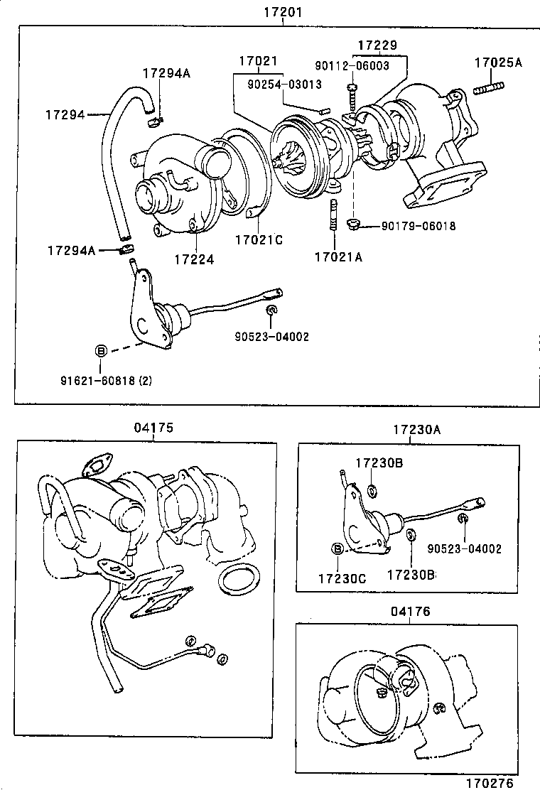 17118-70110 STAY, MANIFOLD product image