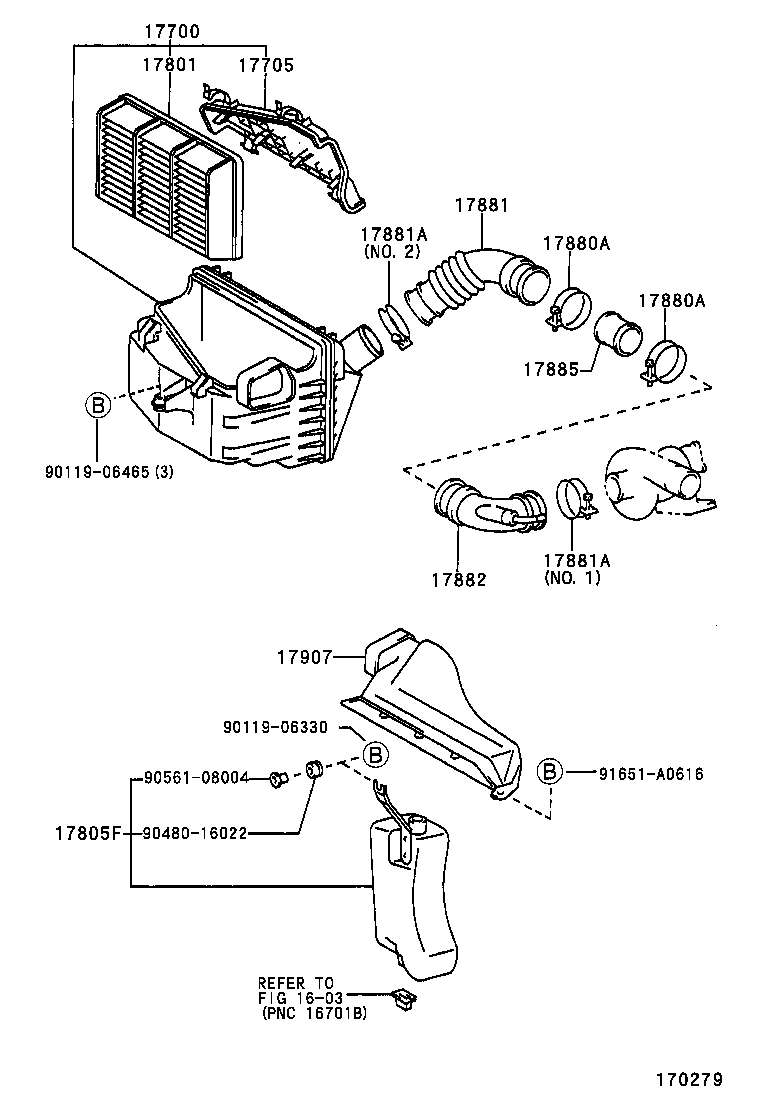 17345-46070 HOSE, AIR, NO.5 product image