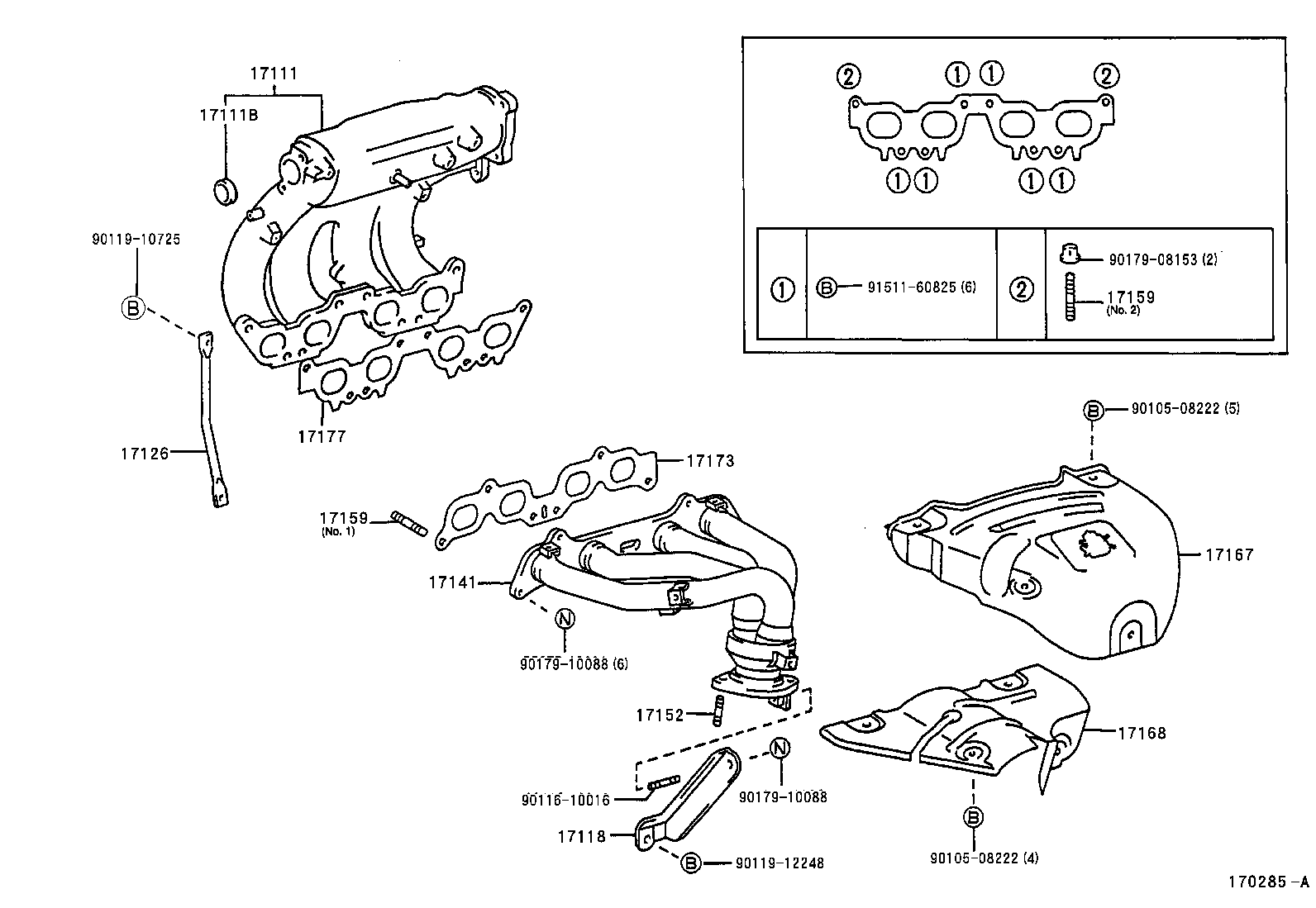 17101-64191 MANIFOLD, INTAKE product image