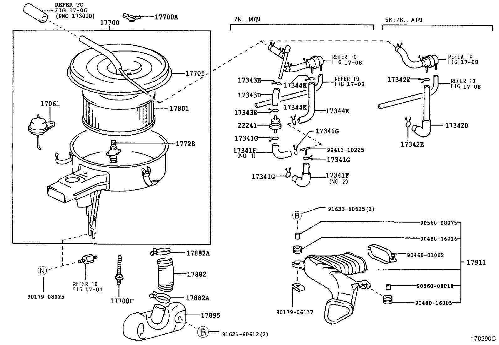 17700-64370 CLEANER ASSY, AIR product image