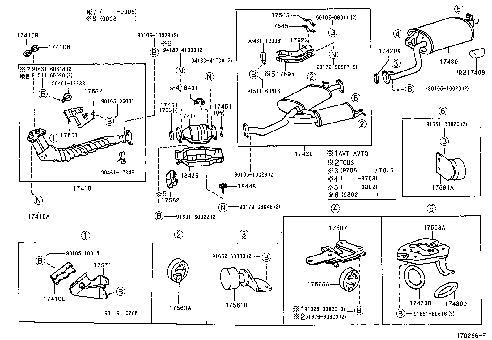 17521-74440 PROTECTOR, EXHAUST PIPE, UPPER NO.1 product image