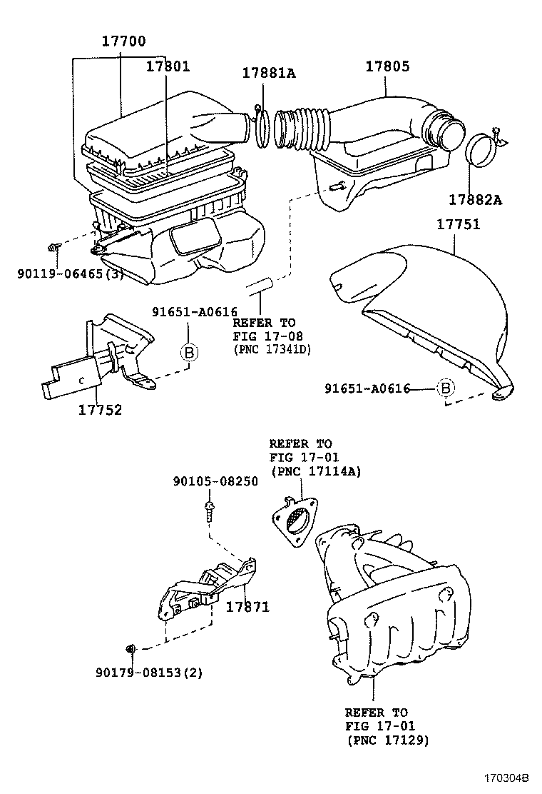 17345-46070 HOSE, AIR, NO.5 product image