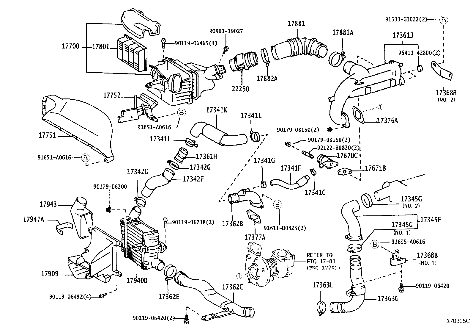 17700-74670 CLEANER ASSY, AIR product image