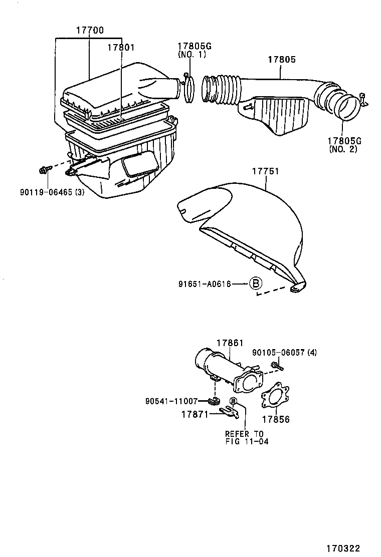 17345-46070 HOSE, AIR, NO.5 product image