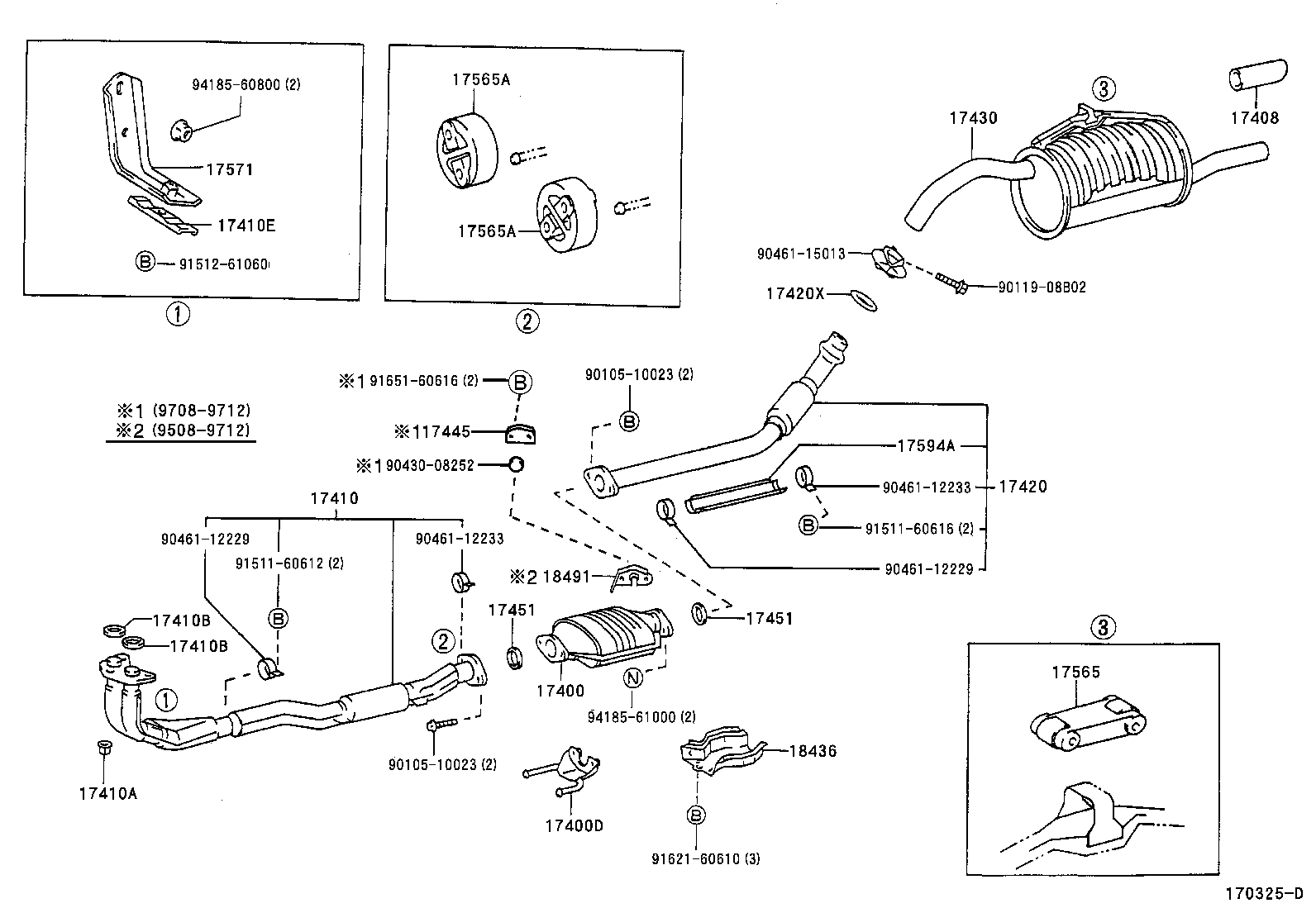 17430-11850 PIPE ASSY, EXHAUST, TAIL product image