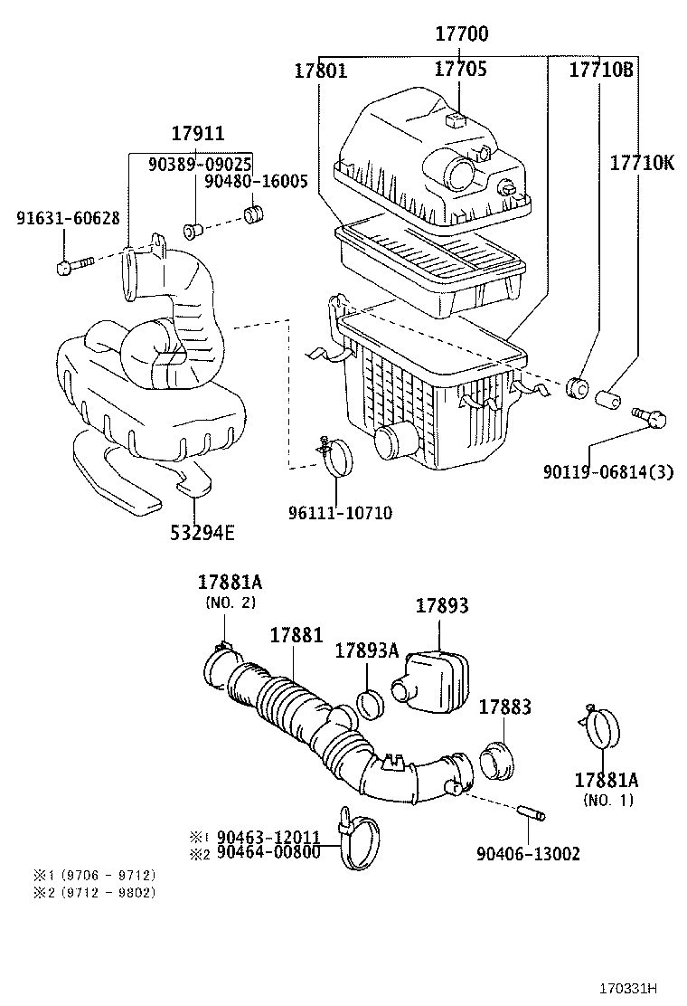 17700-64370 CLEANER ASSY, AIR product image