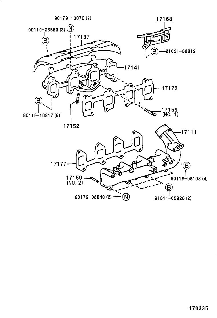 17101-64210 MANIFOLD, INTAKE product image