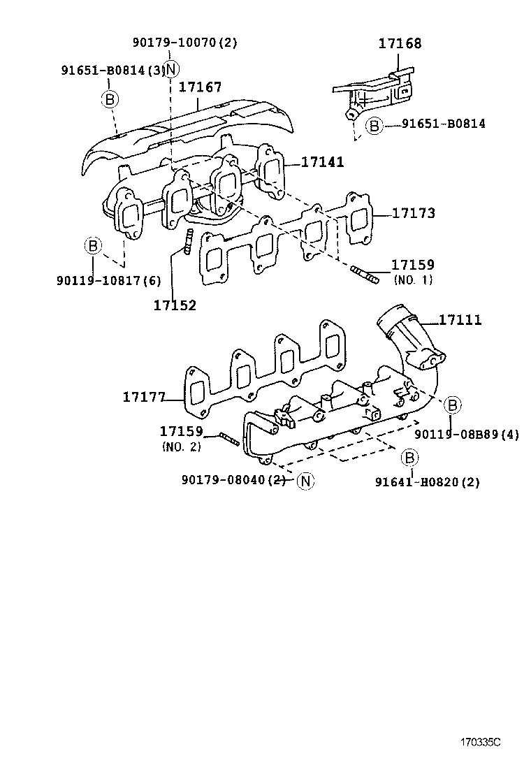 17101-74341 MANIFOLD, INTAKE product image