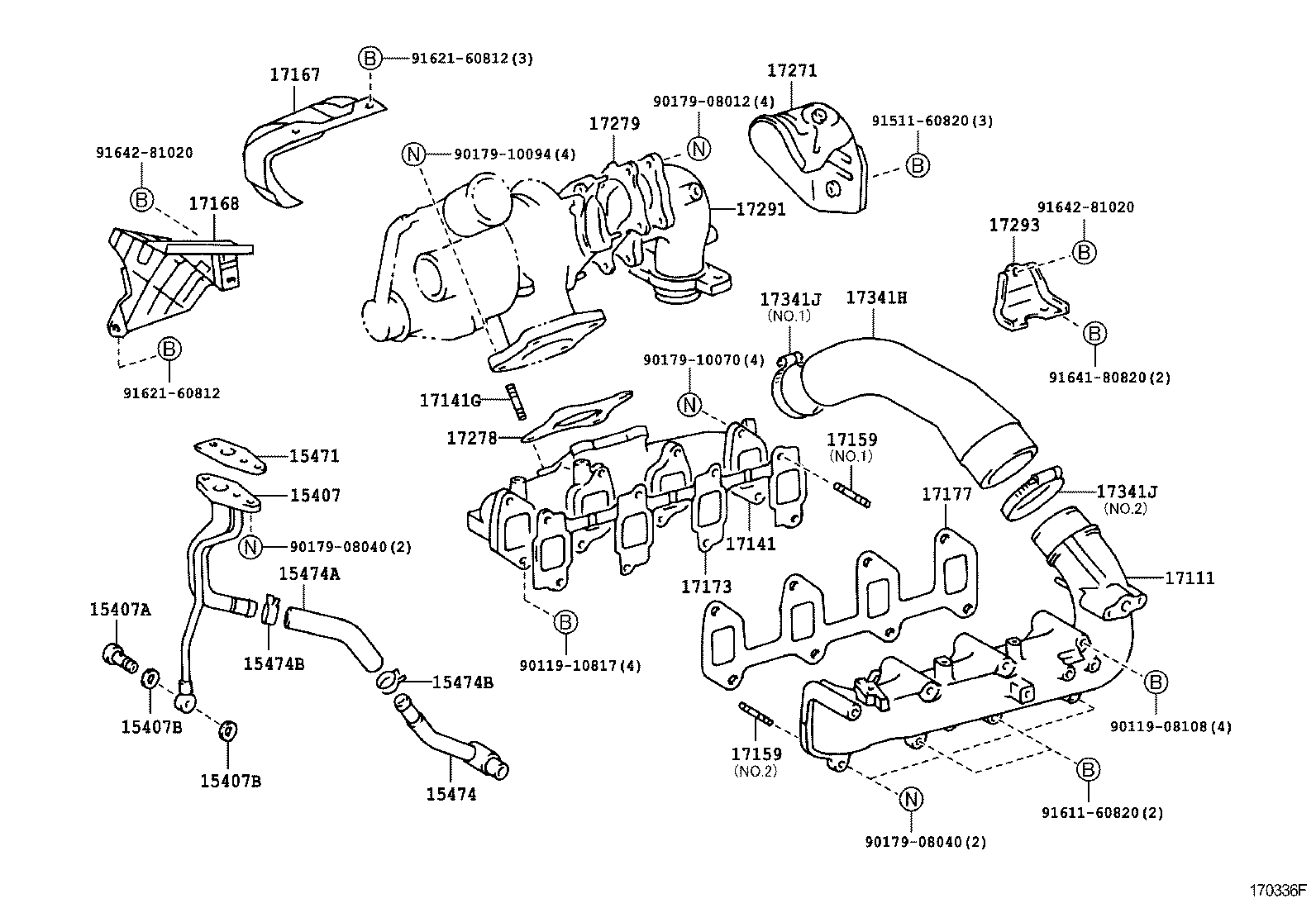 17101-64210 MANIFOLD, INTAKE product image