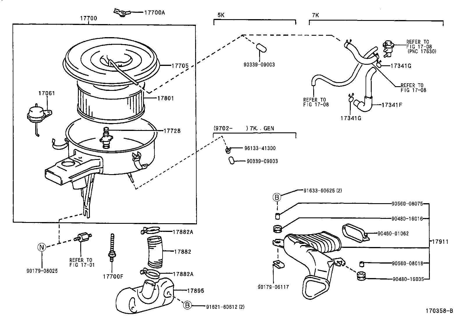 17344-13020 HOSE, AIR, NO.4 product image