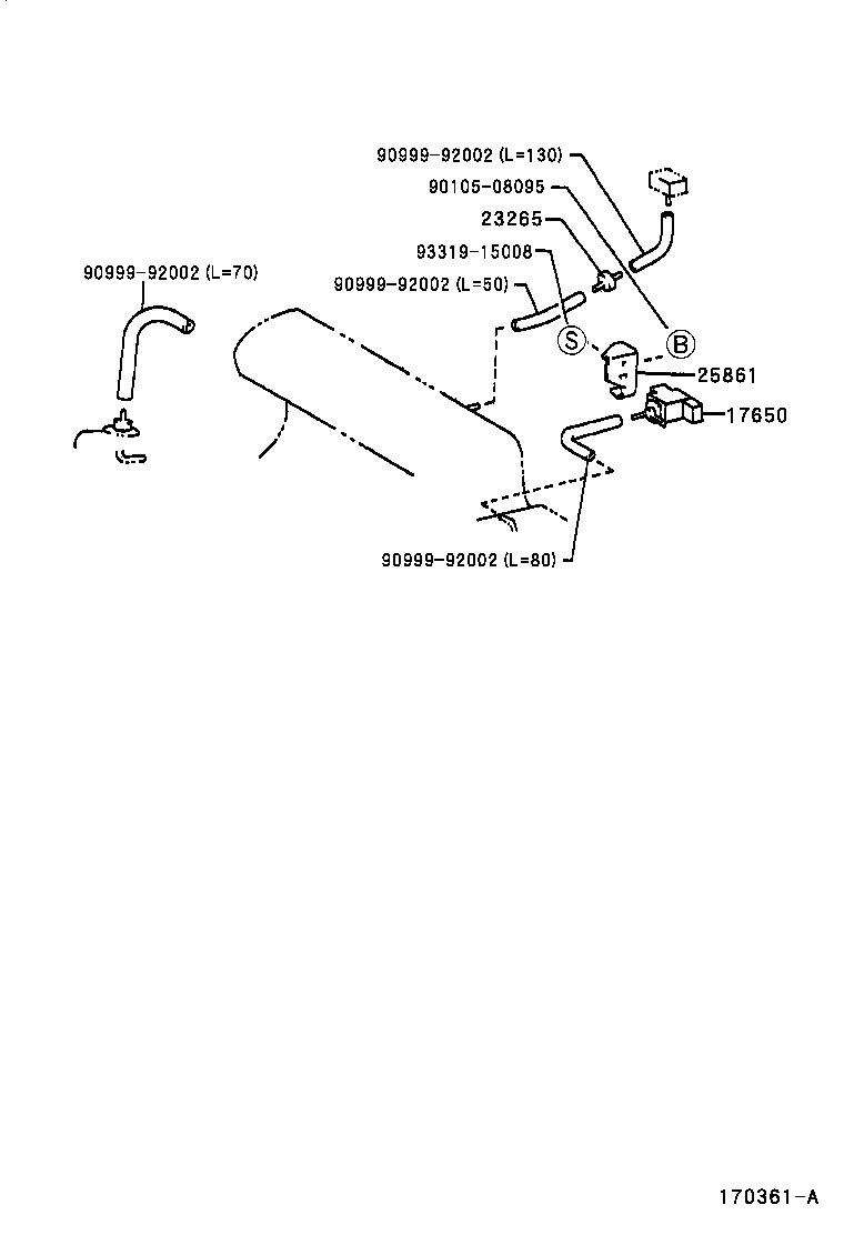25861-15030 BRACKET, VACUUM SWITCHING VALVE product image