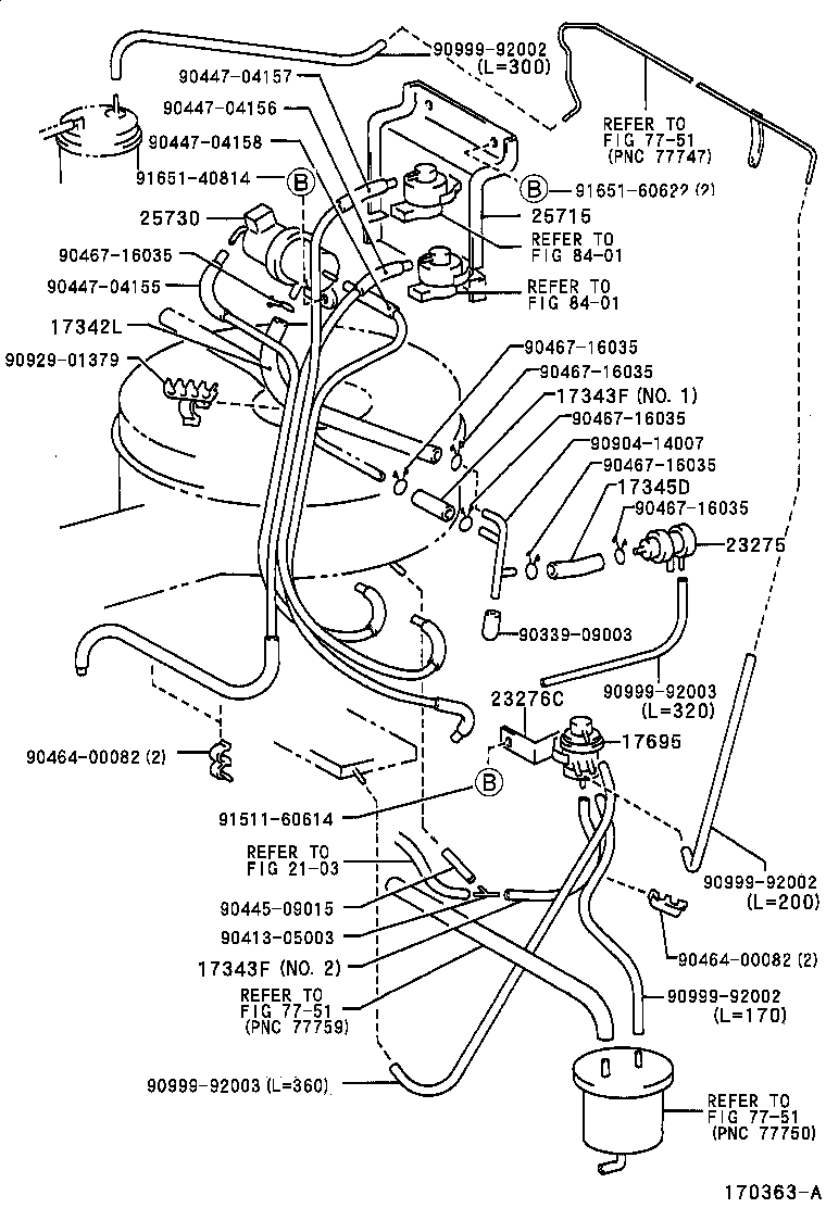 17342-13070 HOSE, AIR, NO.2 product image
