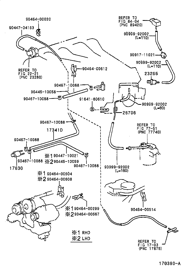 90445-10055 HOSE, NO.1(FOR IDLE-UP) product image