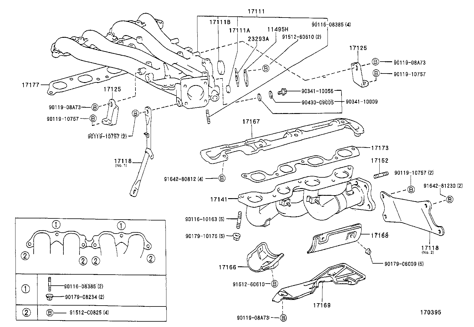 17101-76021 MANIFOLD, INTAKE product image