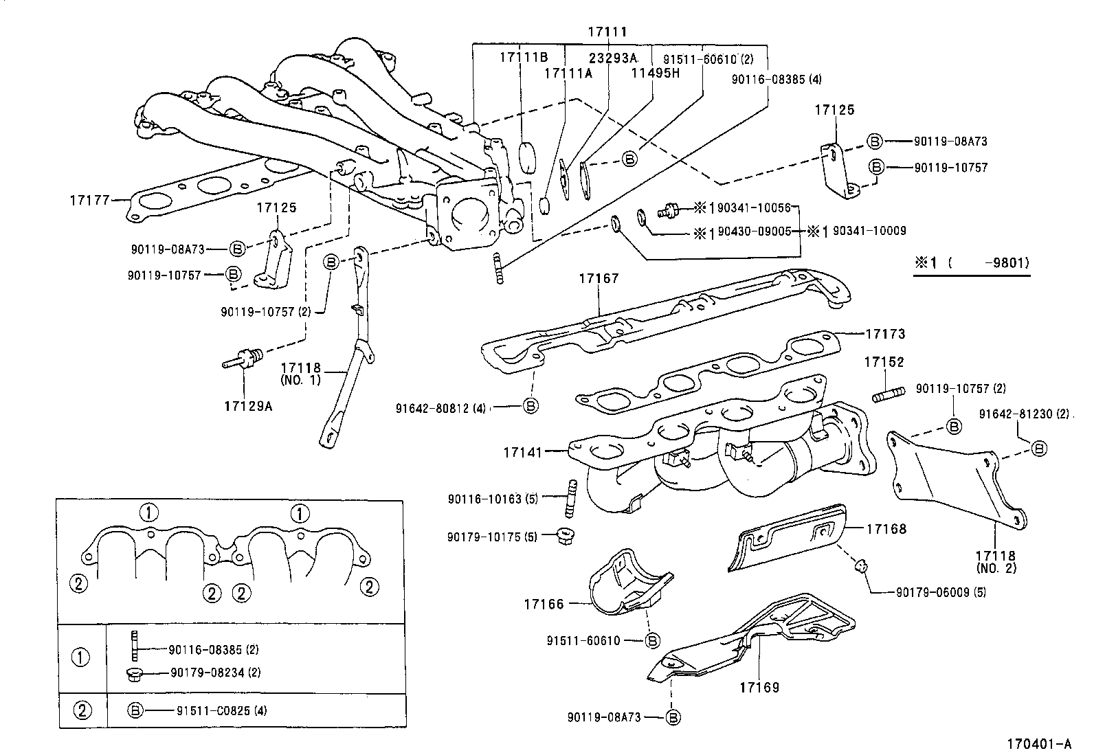 17101-76021 MANIFOLD, INTAKE product image