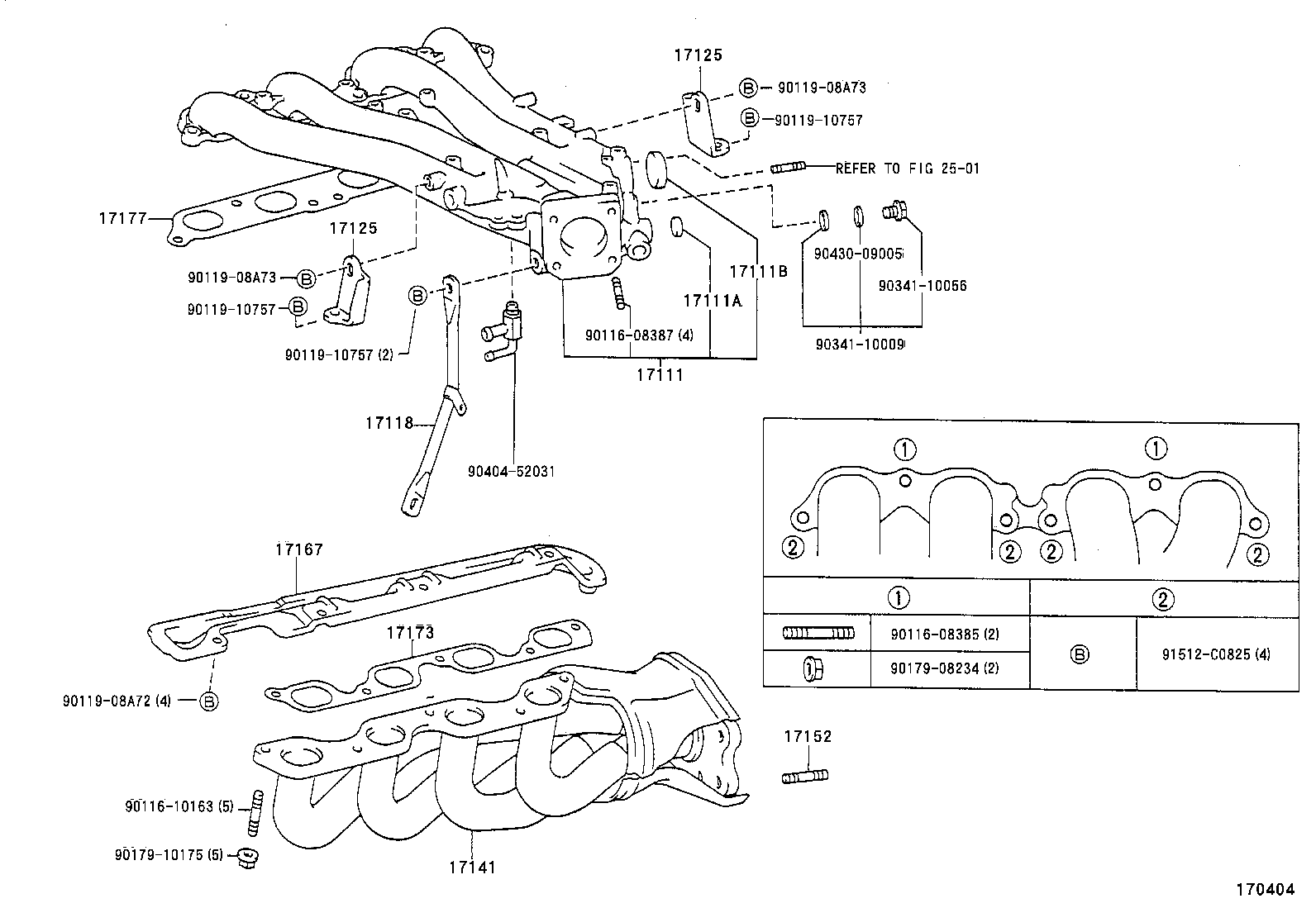 17101-76021 MANIFOLD, INTAKE product image
