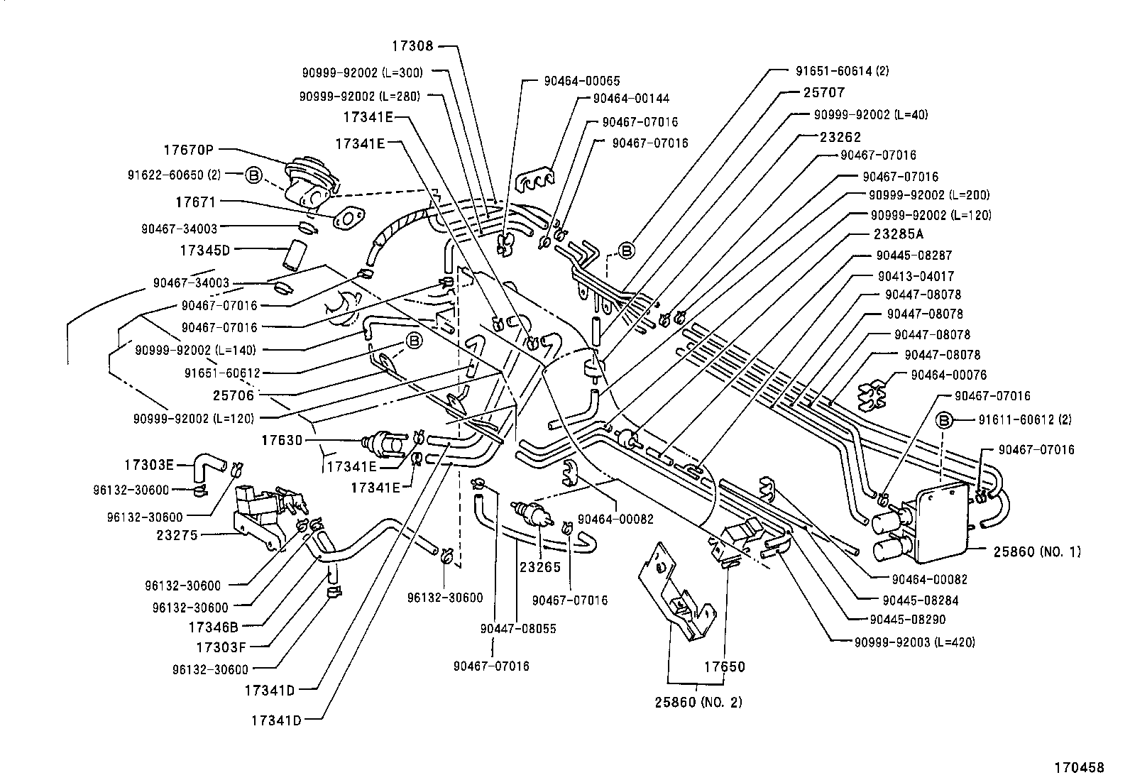 25860-16150 VALVE ASSY, VACUUM SWITCHING, NO.1 product image
