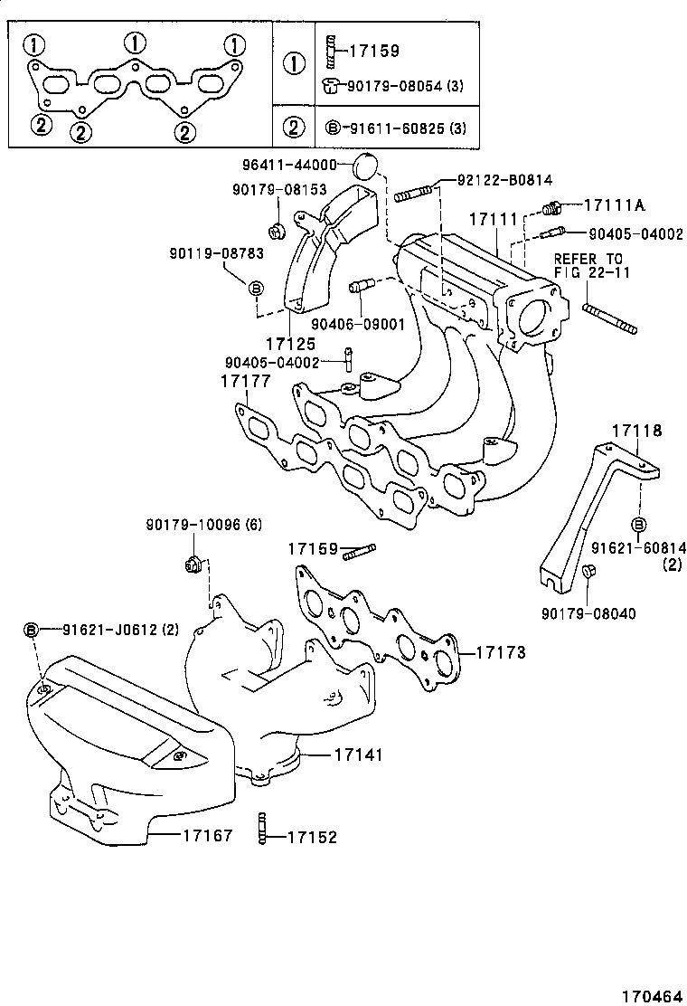 17118-02080 STAY, MANIFOLD product image