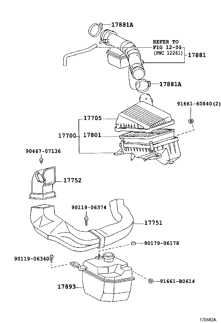 17705-64310 CAP SUB-ASSY, AIR CLEANER product image