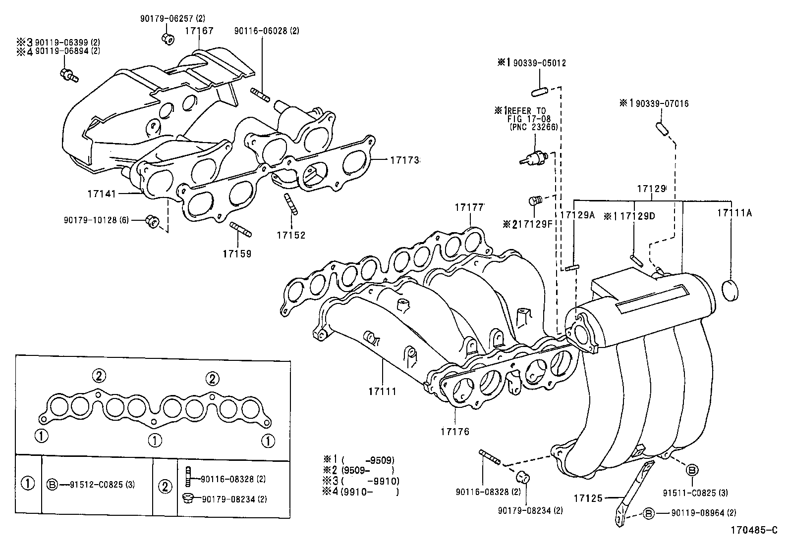 Toyota 17125-75020 STAY, SURGE TANK, NO.1