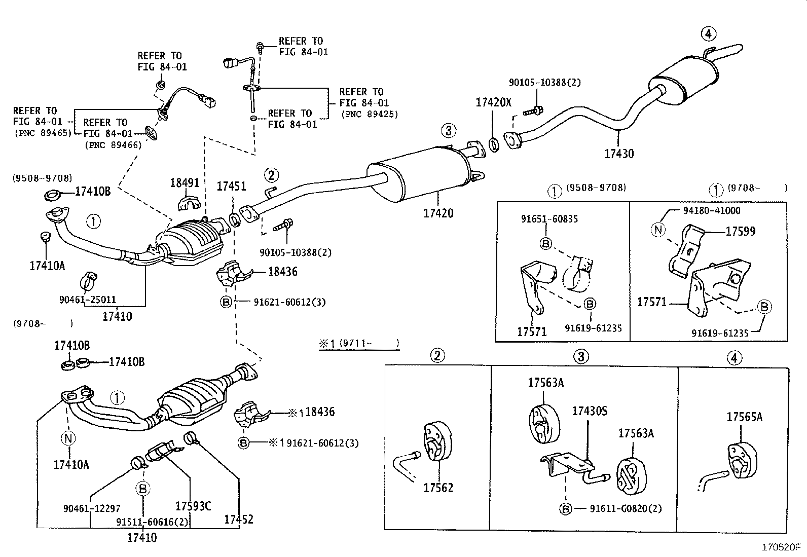 17430-62280 PIPE ASSY, EXHAUST, TAIL product image