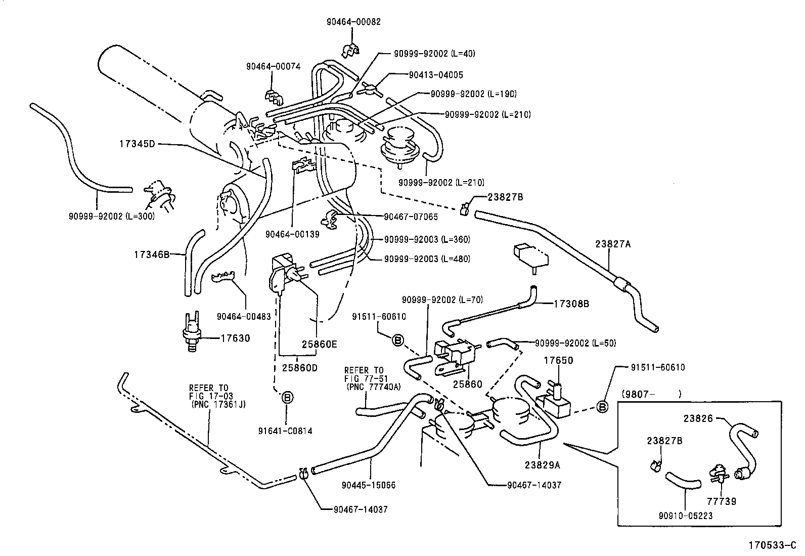 25860-67020 VALVE ASSY, VACUUM SWITCHING, NO.1 product image