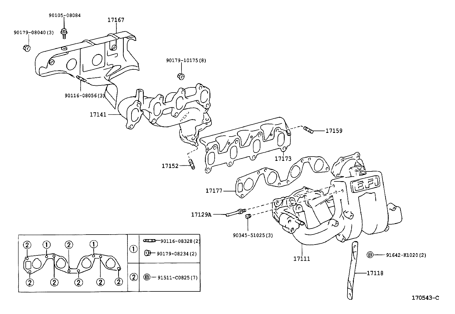 17101-75032 MANIFOLD, INTAKE product image