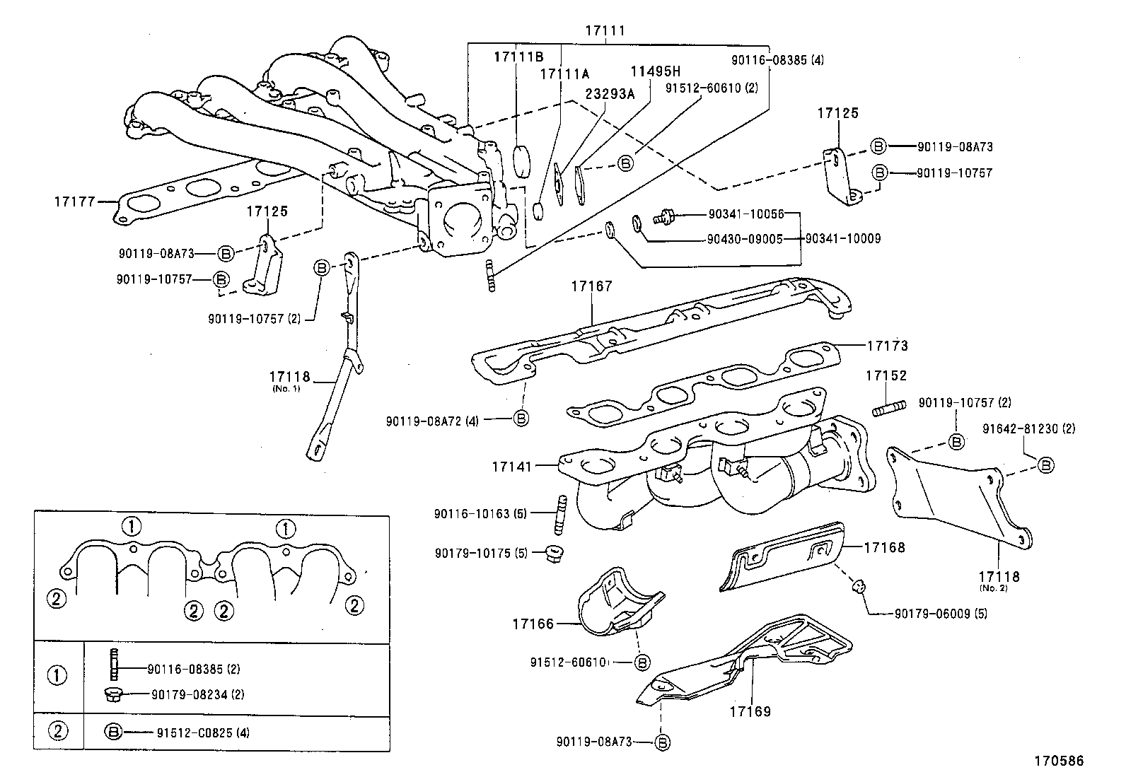 17111-64201 MANIFOLD, INTAKE product image