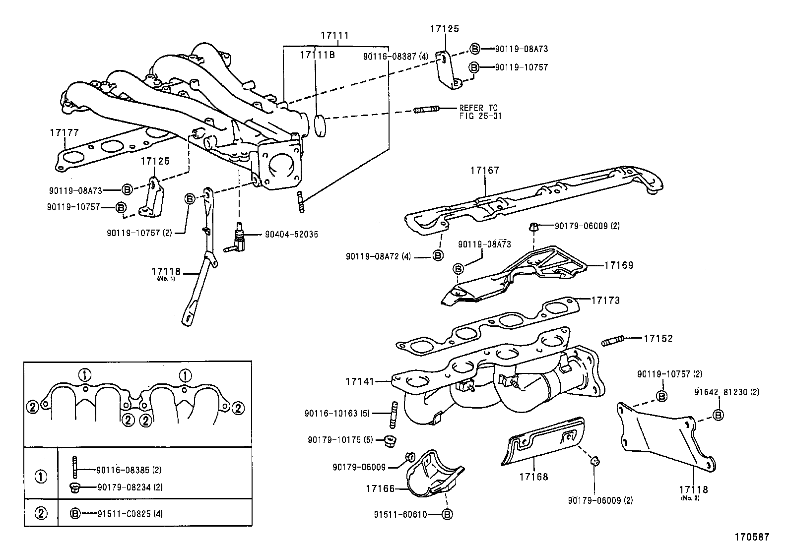 17111-64201 MANIFOLD, INTAKE product image