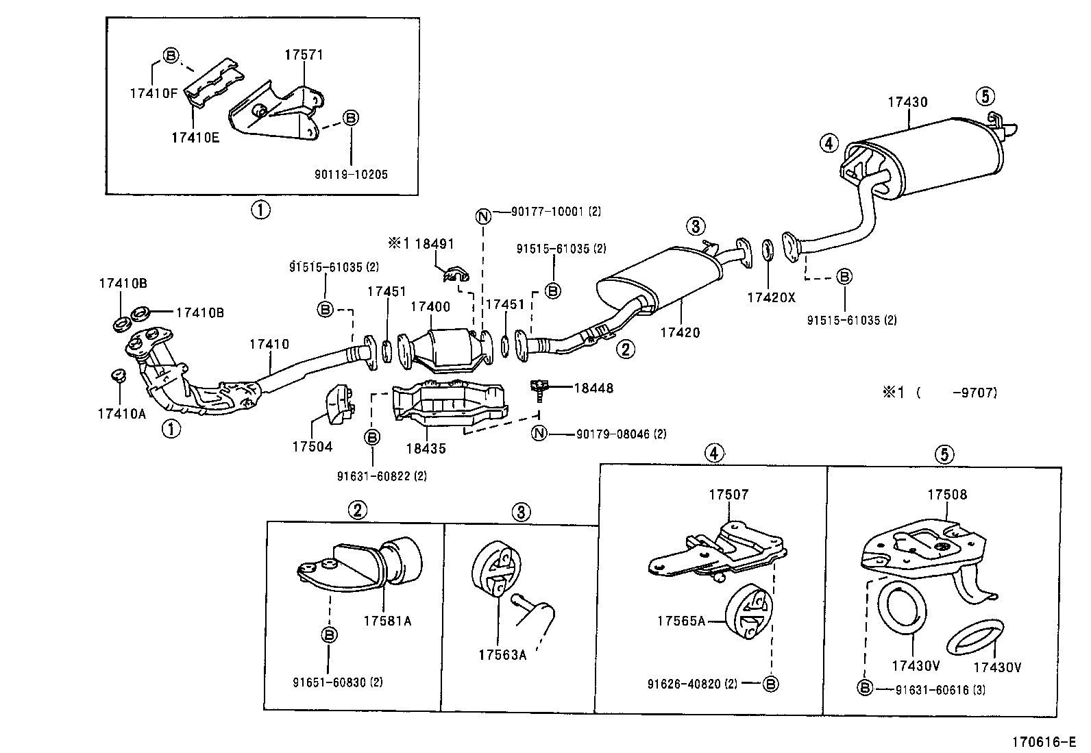 17430-46390 PIPE ASSY, EXHAUST, TAIL product image