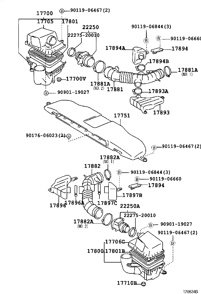 17700-32080 CLEANER ASSY, AIR product image