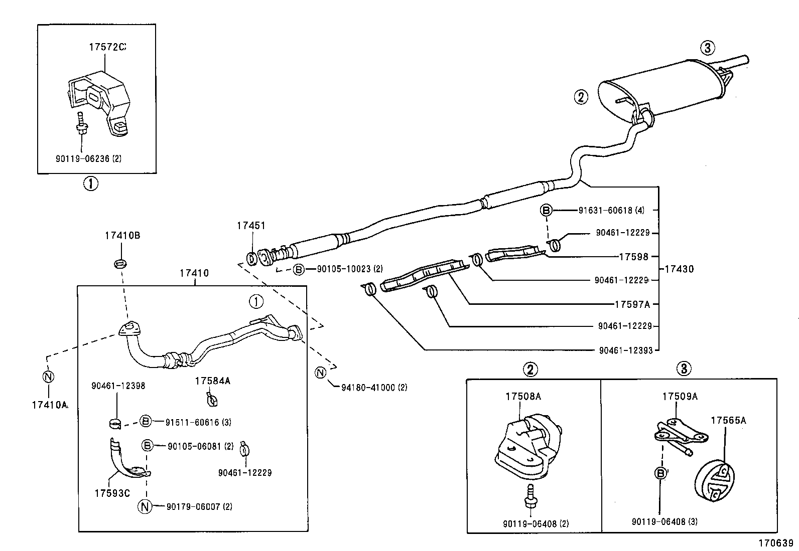 17410-7A780 PIPE ASSY, EXHAUST, FRONT product image