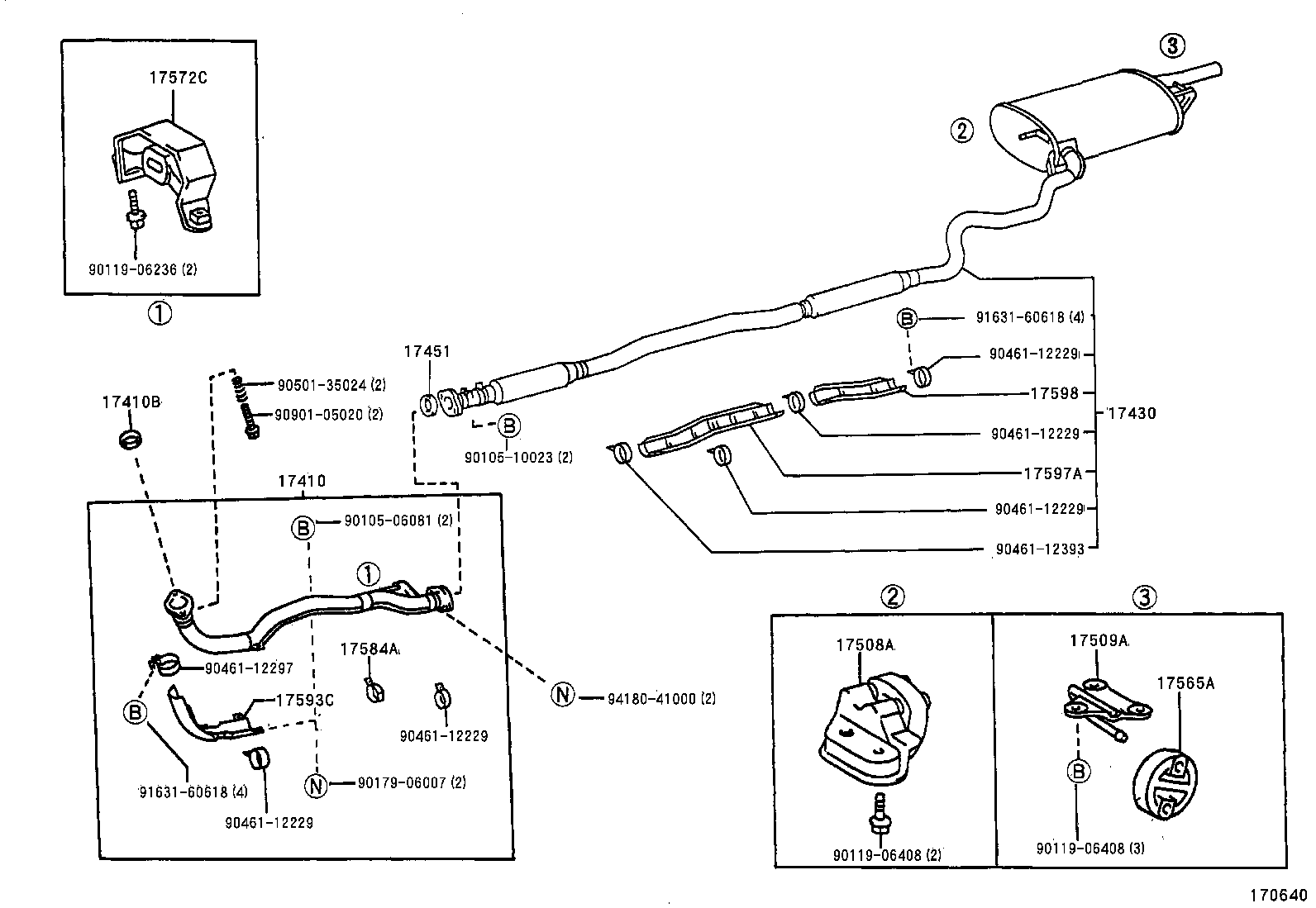 17410-7A780 PIPE ASSY, EXHAUST, FRONT product image