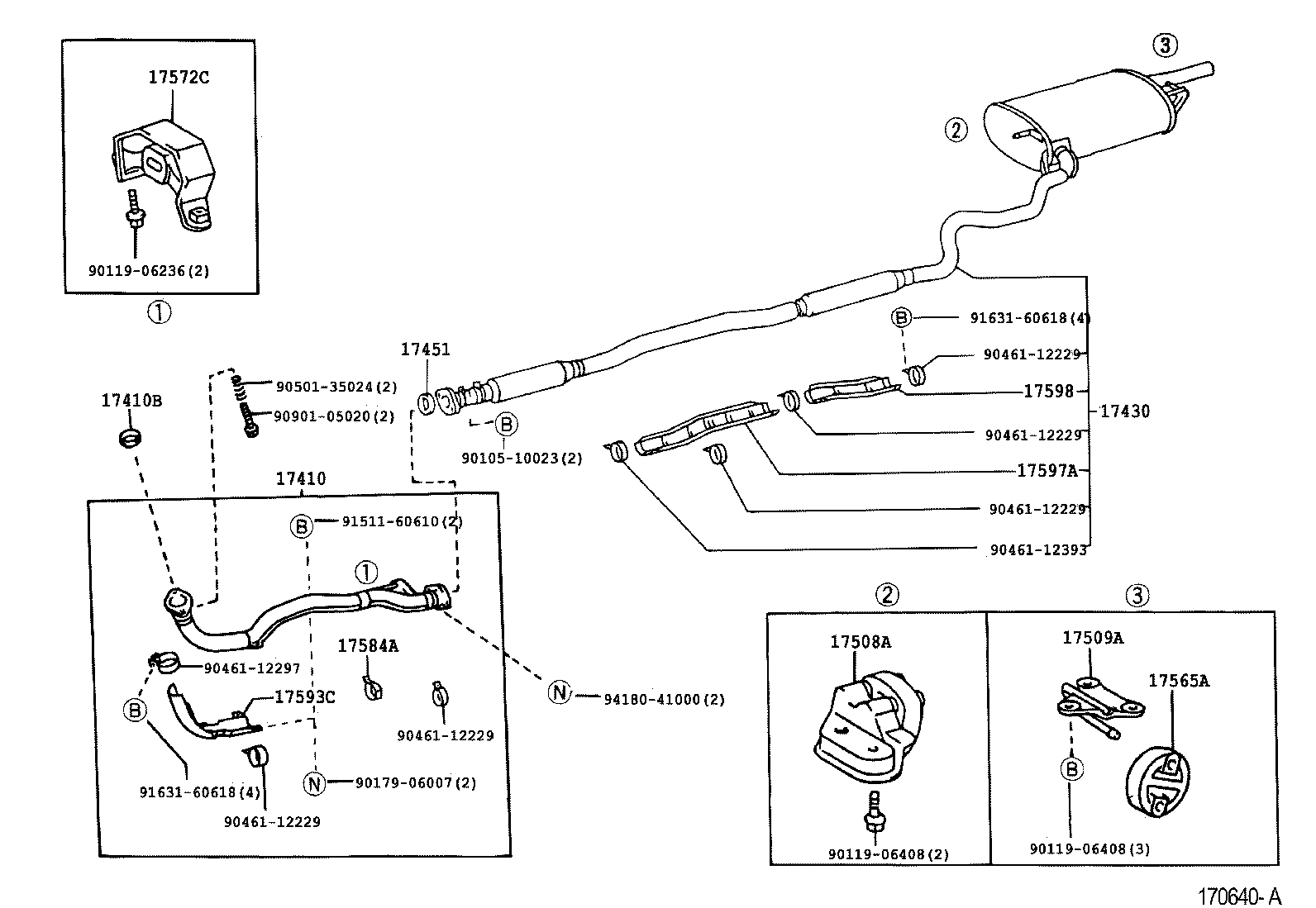 17430-64800 PIPE ASSY, EXHAUST, TAIL product image