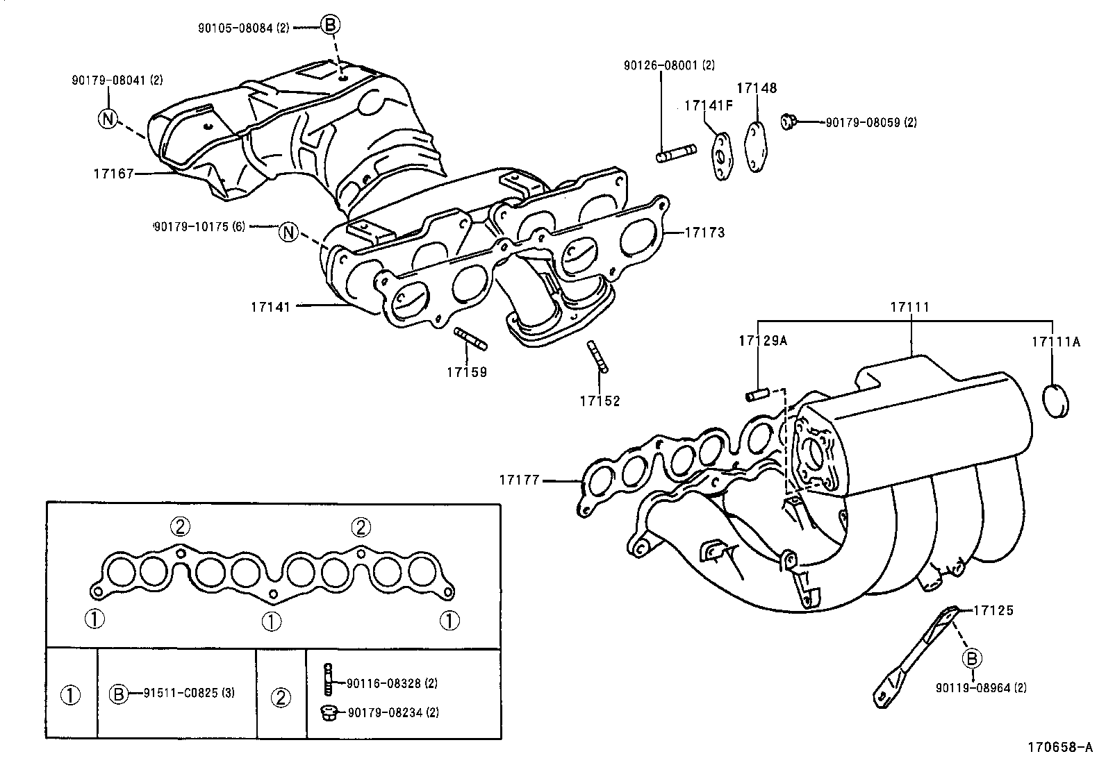 17101-75031 MANIFOLD, INTAKE product image