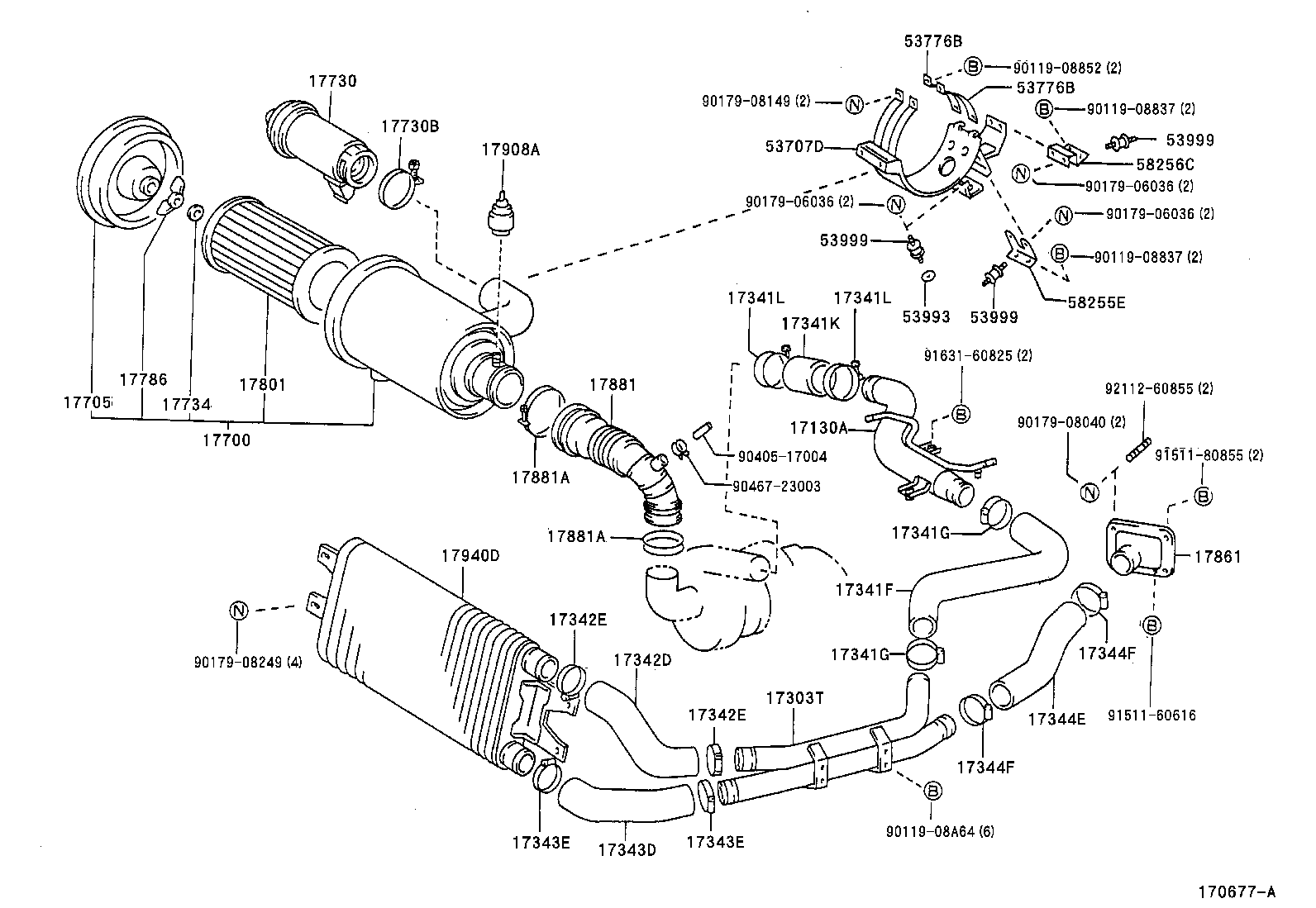 17705-58280 CAP SUB-ASSY, AIR CLEANER product image