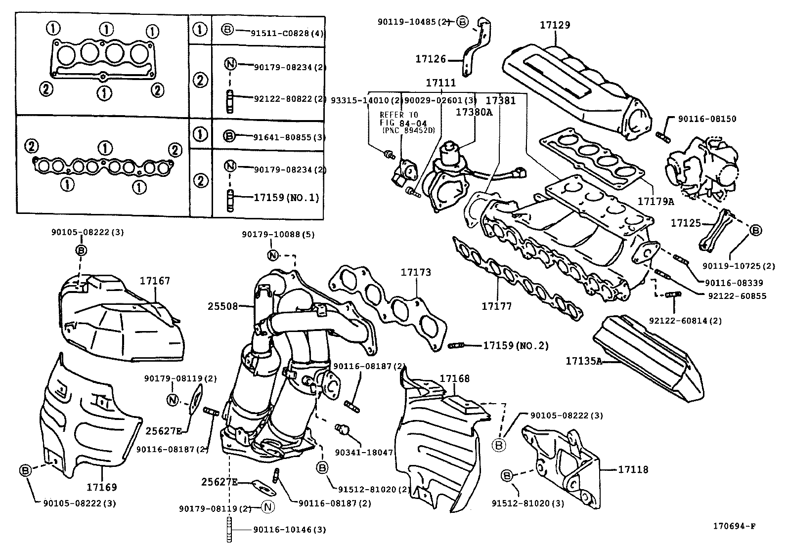 17101-74361 MANIFOLD, INTAKE product image