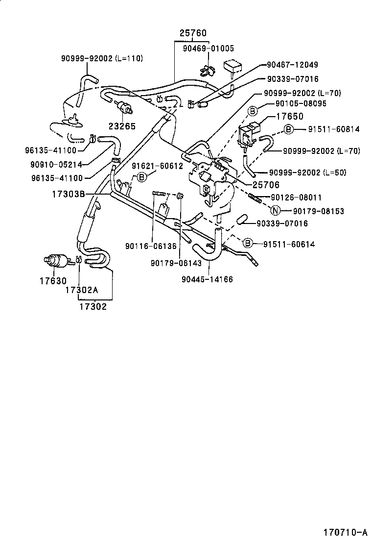 25860-16150 VALVE ASSY, VACUUM SWITCHING, NO.1 product image
