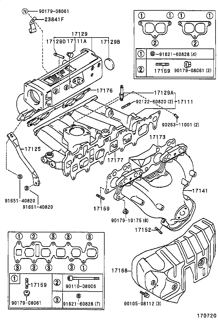 17101-54091 MANIFOLD, INTAKE product image
