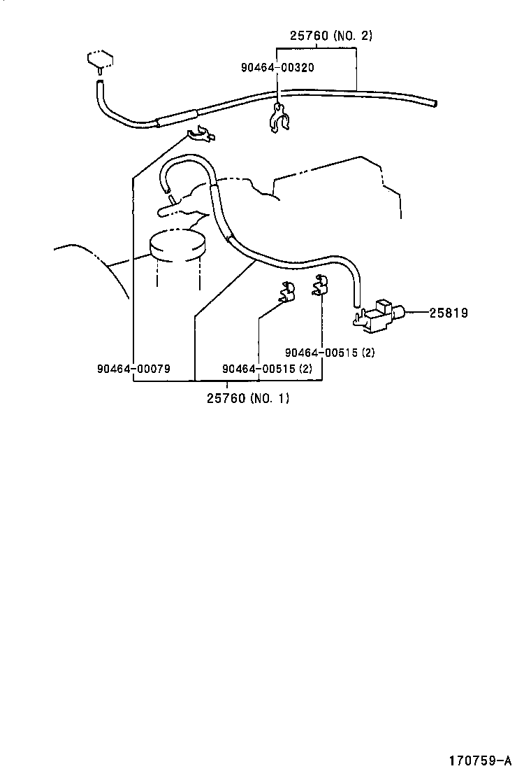 17302-02011 HOSE SUB-ASSY, AIR product image