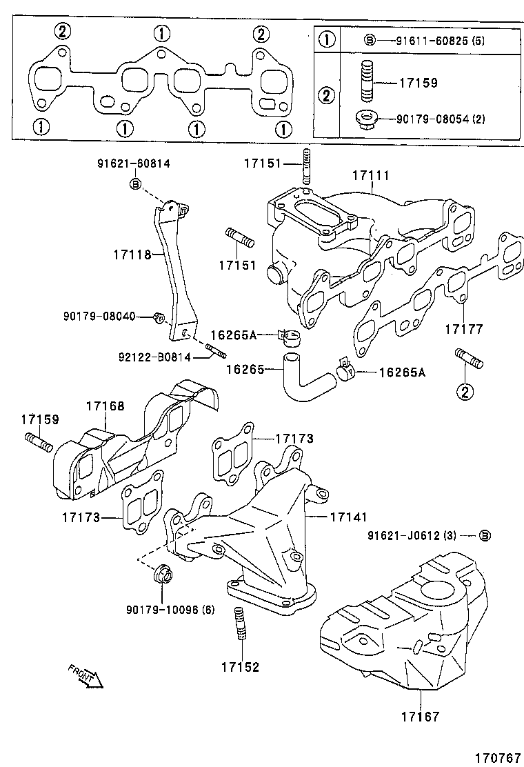 17101-16280 MANIFOLD, INTAKE product image