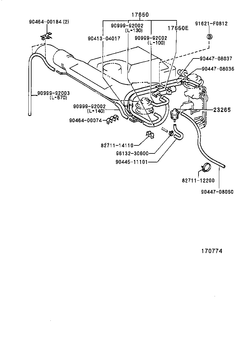 89470-60020 VALVE ASSY, VACUUM SWITCHING product image