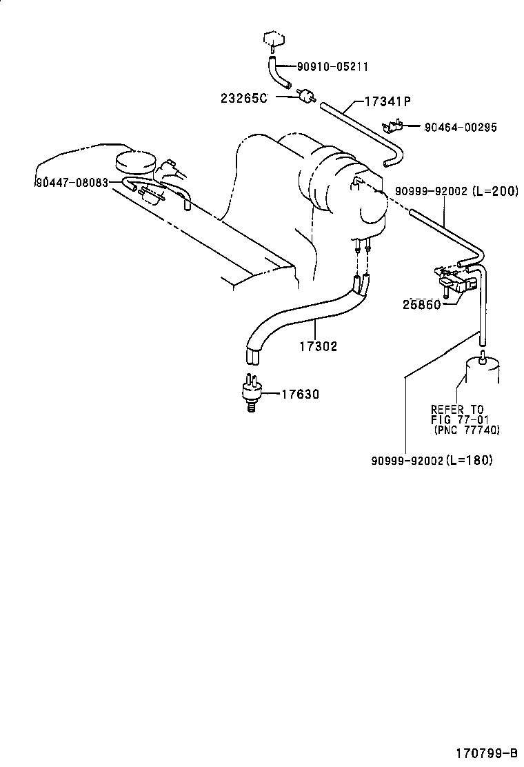 25860-11380 VALVE ASSY, VACUUM SWITCHING, NO.1 product image