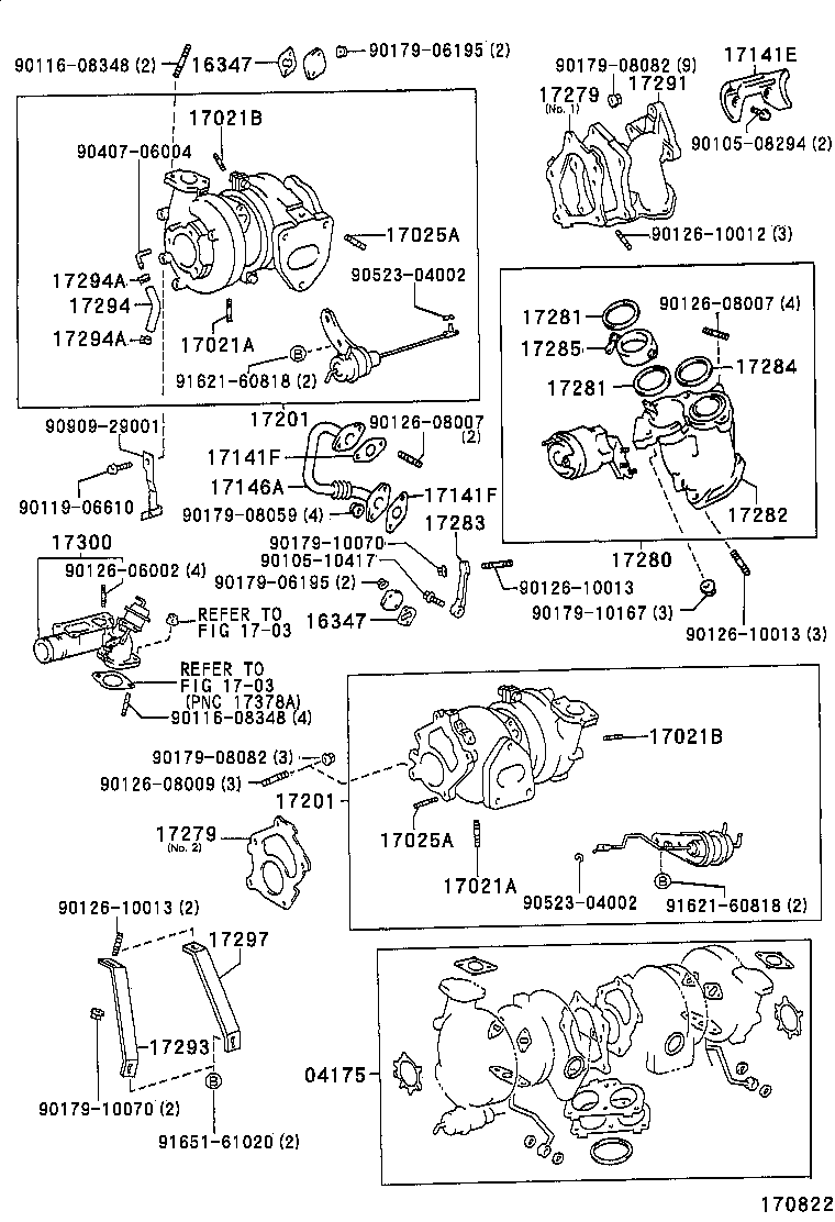 17111-46042 MANIFOLD, INTAKE product image