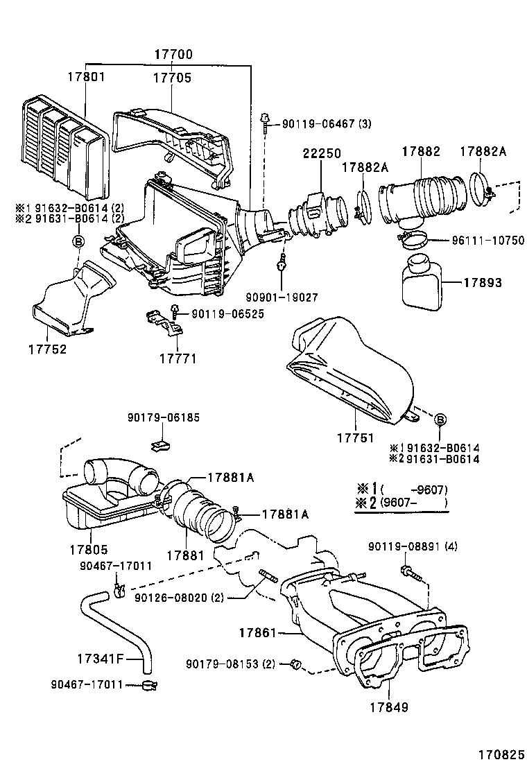 17345-46050 HOSE, AIR, NO.5 product image