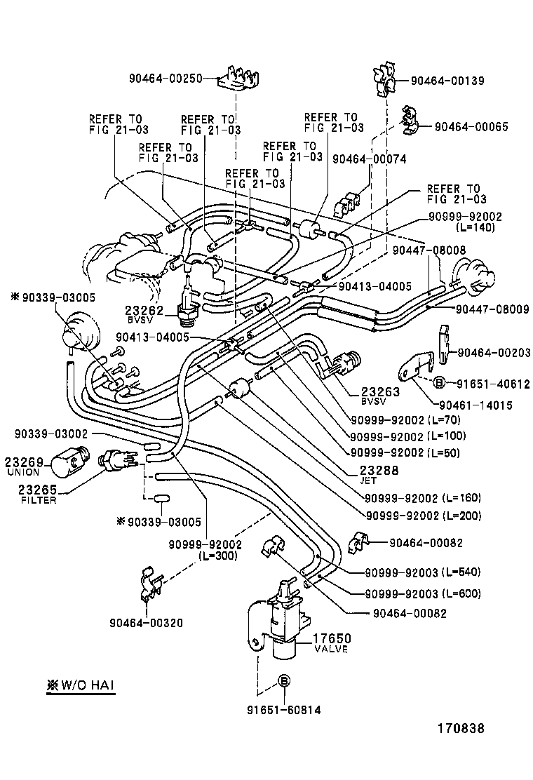 25702-66031 VALVE SET, EMISSION CONTROL, NO.2 product image