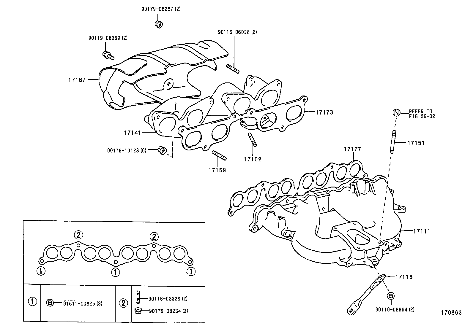 17111-58070 MANIFOLD, INTAKE product image