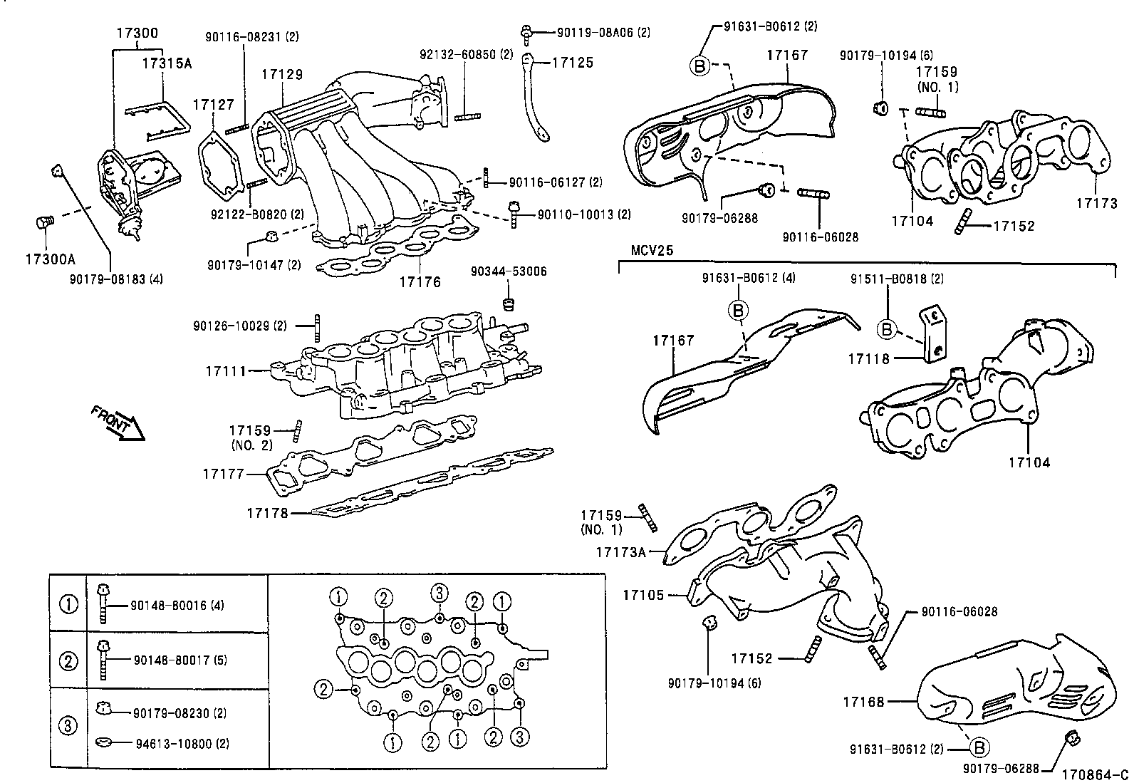 17118-20030 STAY, MANIFOLD product image