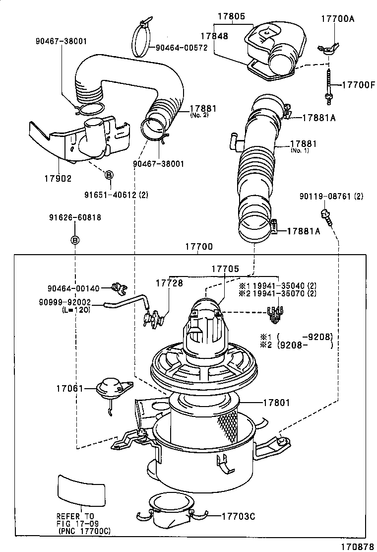 17700-75370 CLEANER ASSY, AIR product image